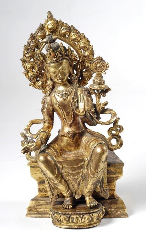 Buddha Tibet - Bronzo dorato