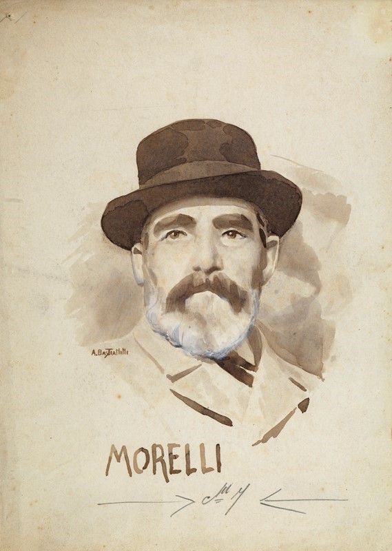 Serie di Nove Ritratti di Pittori e Scultori