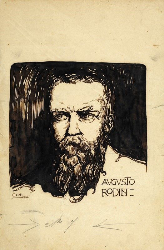 Serie di Nove Ritratti di Pittori e Scultori