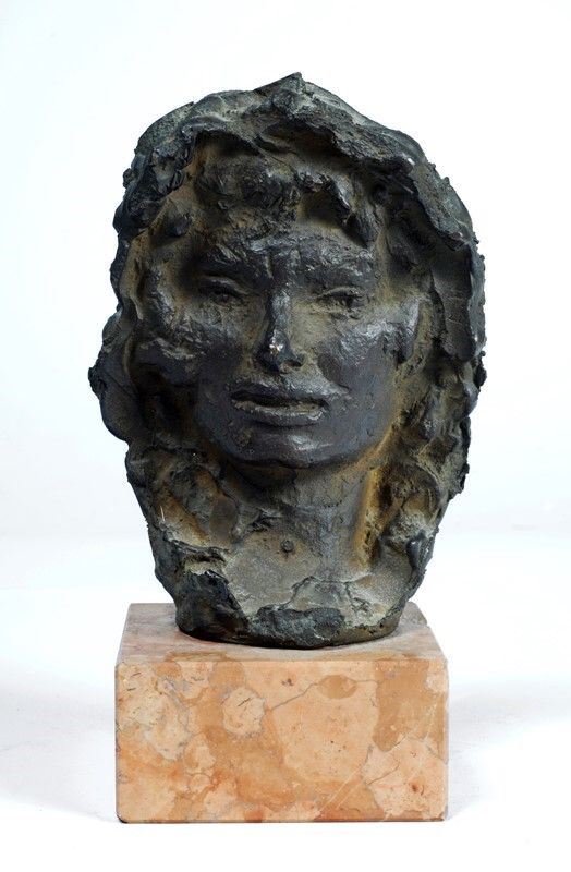 Bruno Innocenti : Volto di donna  - Bronzo - Asta Grafica ed Edizioni, Arte Moderna e Contemporanea - III - Galleria Pananti Casa d'Aste