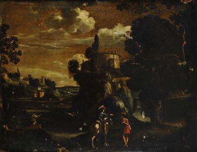 Paesaggio con Cavaliere