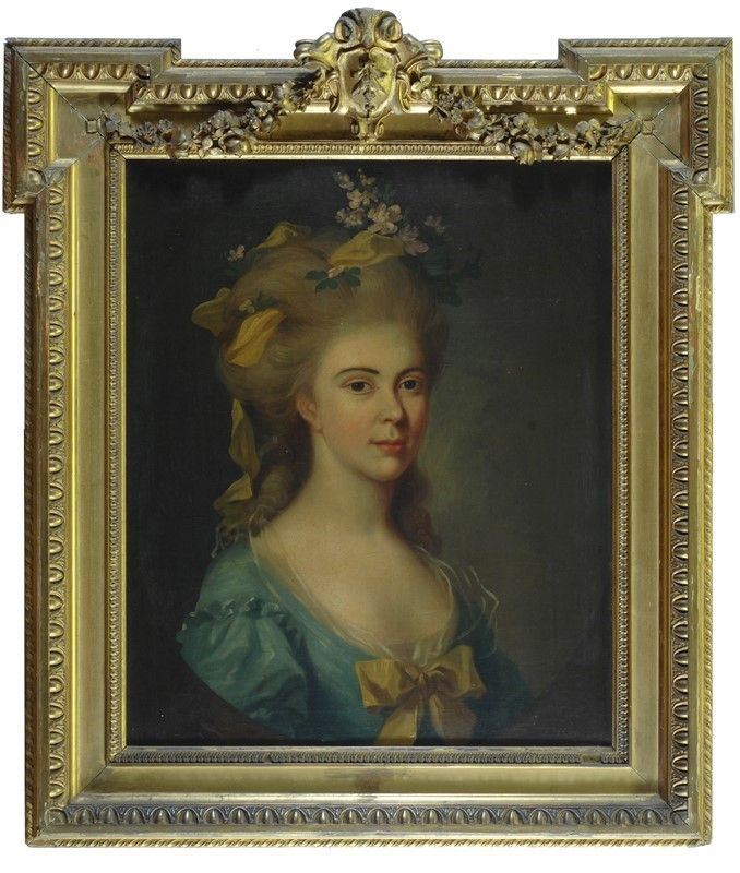Scuola Francese, XVIII Sec. - Ritratto di Dama