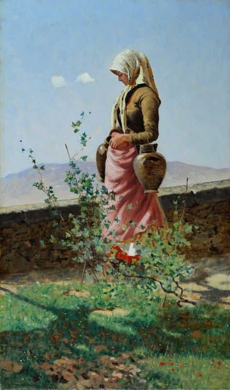 Angiolo Tommasi - Contadina