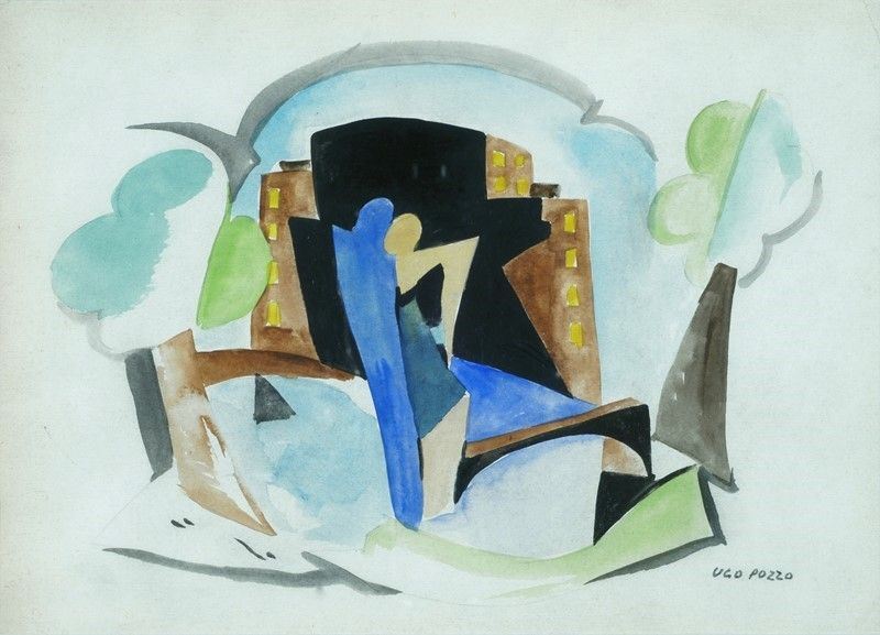Ugo Pozzo - Composizione Futurista