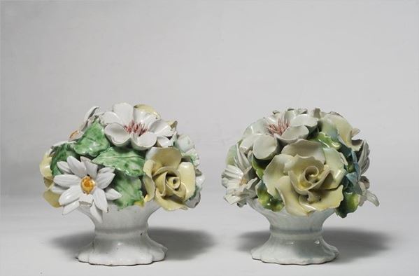 Alzata con fiori 