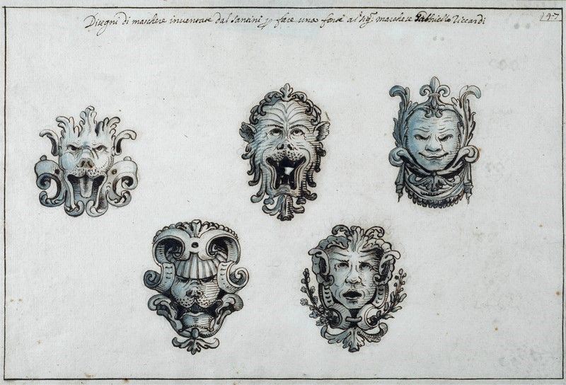 Giovanni Santini - Disegni di Maschere