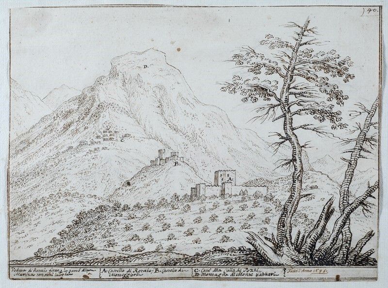 Giovanni Santini - Veduta di Rotaio