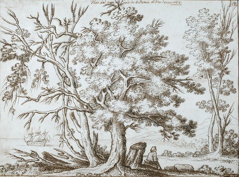 Giovanni Santini - Lungo la Costa a San Rossore