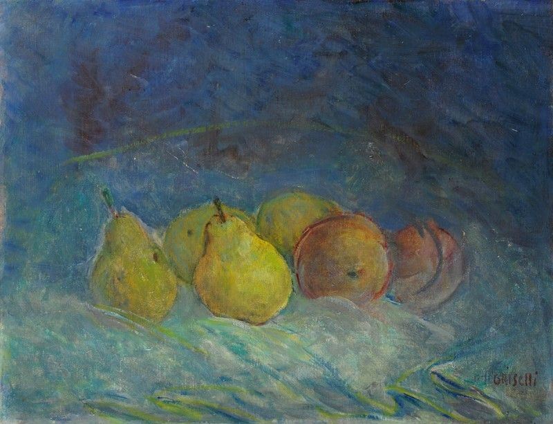 Italo Griselli - Natura Morta con Pere e Mele