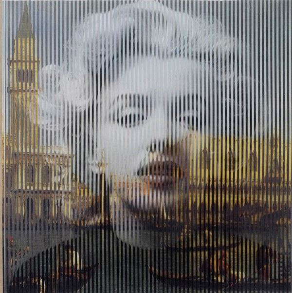 (Piero Maffessoli) Malipiero : Osmosi  (2014)  - Collage su compensato - Asta Arte Moderna e Contemporanea - III - Galleria Pananti Casa d'Aste