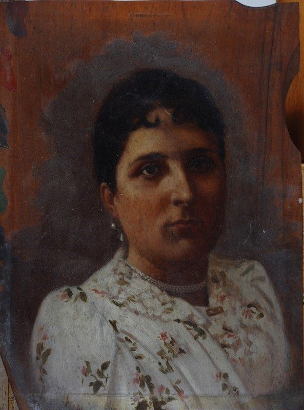 Anonimo, XIX sec. - Ritratto di donna
