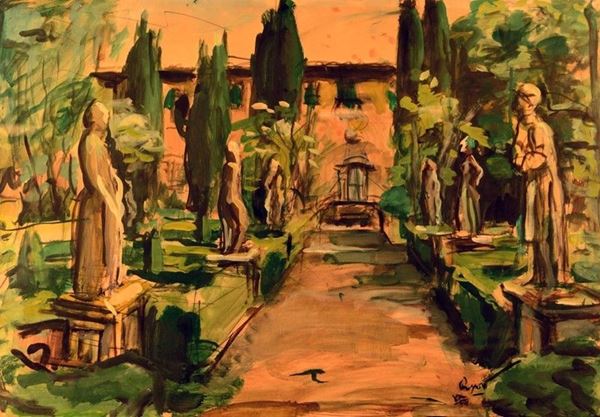 Enzo Pregno : Villa  - Auction Arte Moderna e Contemporanea - Galleria Pananti Casa d'Aste