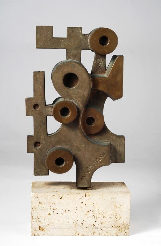 Umberto Mastroianni : Senza titolo  - Bronzo - Asta Grafica ed Edizioni, Arte Moderna e Contemporanea - III - Galleria Pananti Casa d'Aste