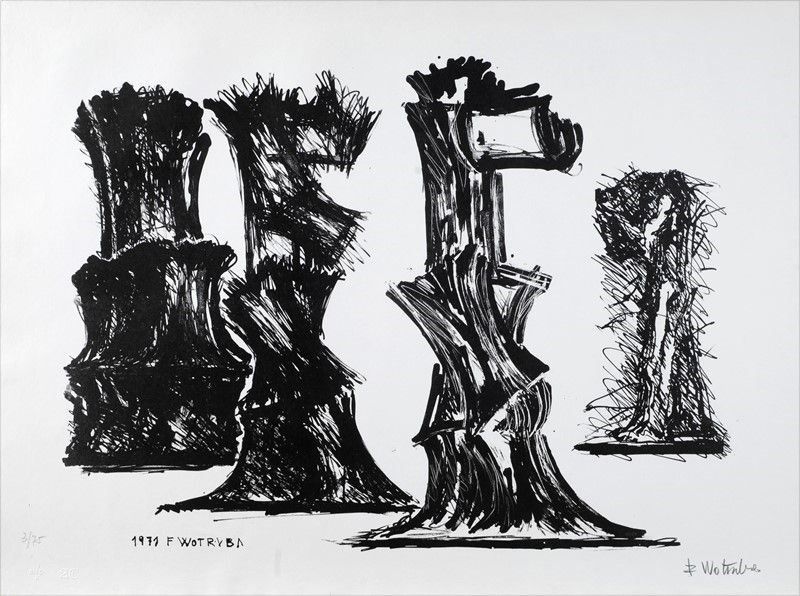 Fritz Wotruba - Senza Titolo