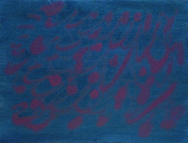 Giulio Turcato : Senza titolo  - Tecnica mista su tela - Asta Grafica ed Edizioni, Arte Moderna e Contemporanea - III - Galleria Pananti Casa d'Aste