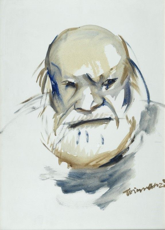 Nino Tirinnanzi - Ritratto di Ungaretti