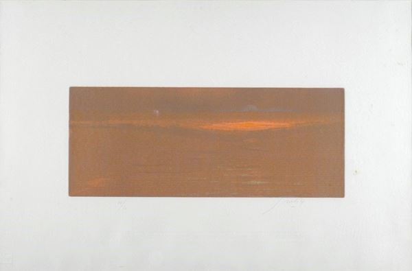 Piero Guccione - Tramonto