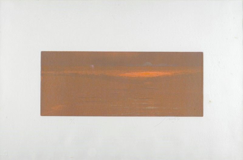 Piero Guccione - Tramonto