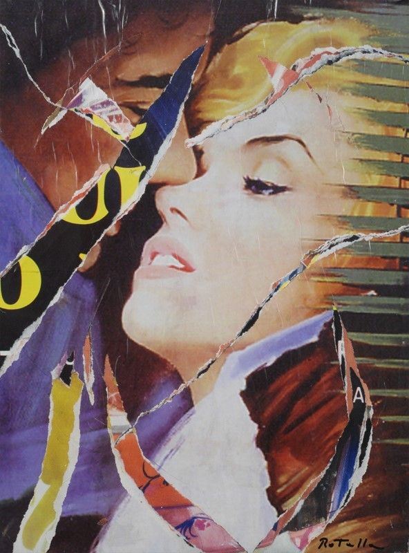 Mimmo Rotella - Il bacio
