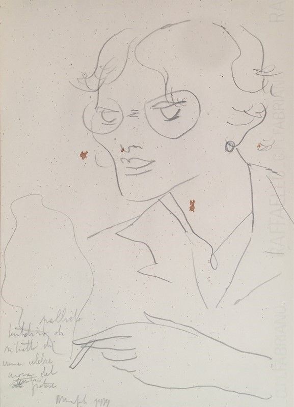 Alberto Manfredi - Ritratto di Donna con Sigaretta