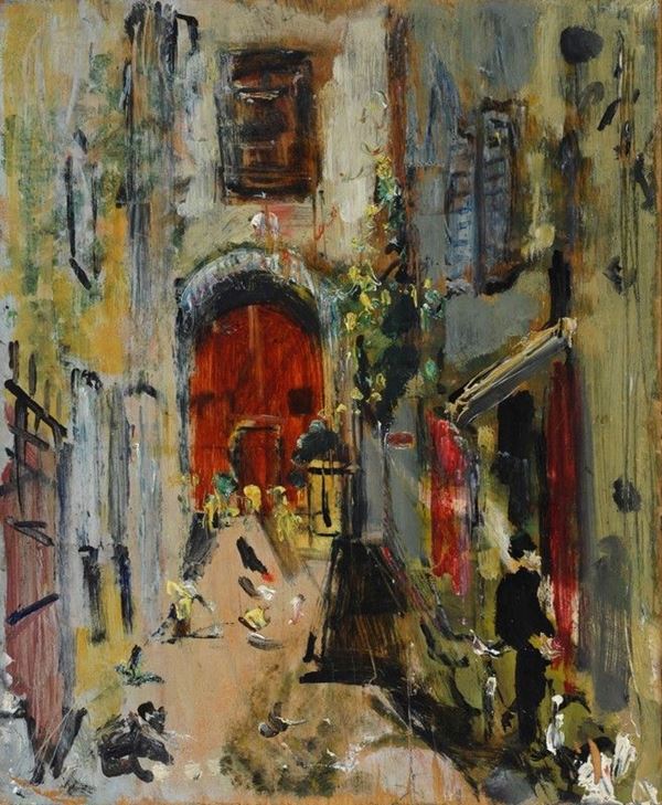 Filippo de Pisis - Cortile