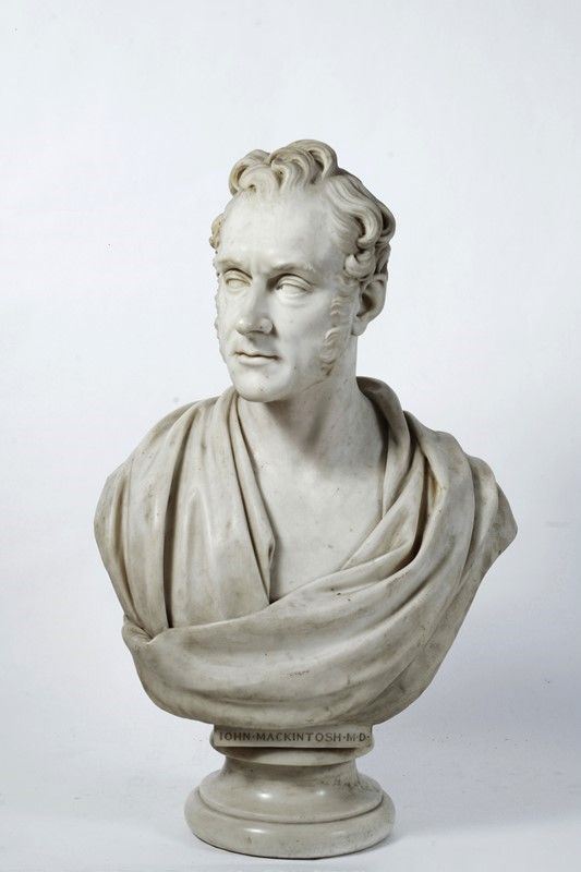 Henry Westmacott : Busto di John Mackintosh  (1831)  - Scultura in marmo - Asta Antiquariato - I - Galleria Pananti Casa d'Aste