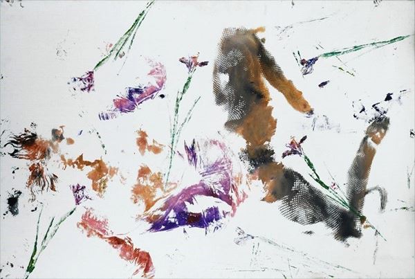 Massimo Barzagli : Giulia  (2001)  - Olio e acrilico su tela - Auction Grafica ed Edizioni, Arte Moderna e Contemporanea - III - Galleria Pananti Casa d'Aste