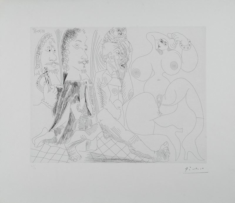 Pablo Picasso - Mousquetaire, Abbè En Priere, Vieillard a la Chouette Et Odalisque: Meduse, Vierg...