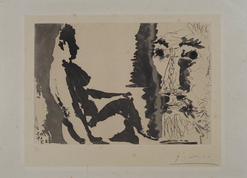 Pablo Picasso - Nu Et Spectateur