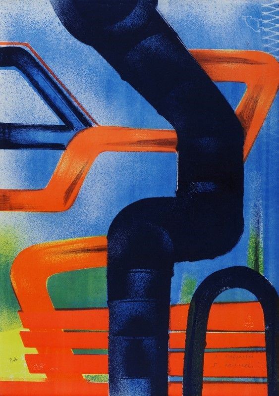 Fernando Farulli : A Raffaello  - Litografia - Auction GRAFICA ED EDIZIONI - Galleria Pananti Casa d'Aste