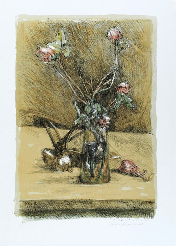 Enzo Faraoni : Natura morta  - Litografia - Asta GRAFICA ED EDIZIONI - Galleria Pananti Casa d'Aste