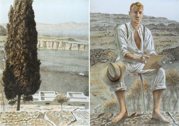 Rodolfo Meli - Paesaggio greco