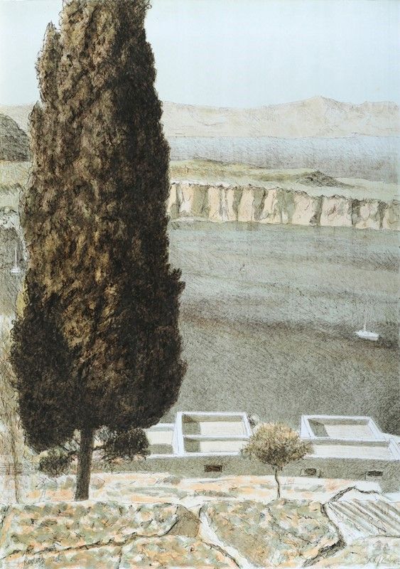 Rodolfo Meli - Paesaggio Greco
