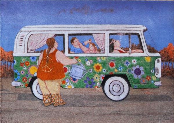 Lisandro Rota : I figli dei fiori  - Litografia - Asta GRAFICA ED EDIZIONI - Galleria Pananti Casa d'Aste