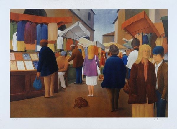 Roberto Masi : Senza titolo  - Litografia - Auction GRAFICA ED EDIZIONI - Galleria Pananti Casa d'Aste