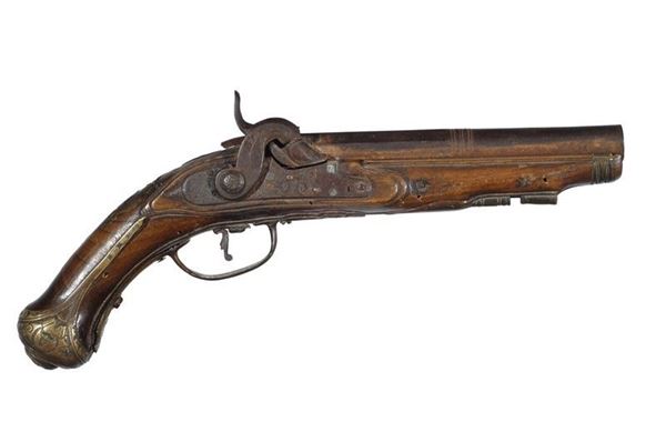 Pistola ridotta dalla pietra focaia a luminello