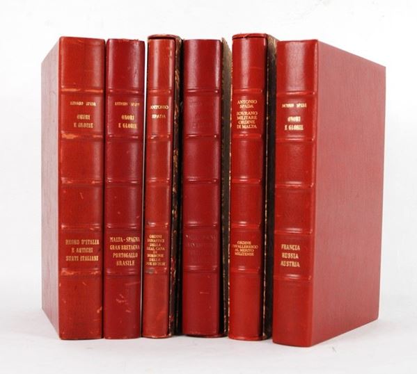 Insieme composto da 6 volumi "Onori e Glorie"  (Italia, 1980 ca.)  - Asta ARMI ANTICHE, MILITARIA, LIBRI - Galleria Pananti Casa d'Aste