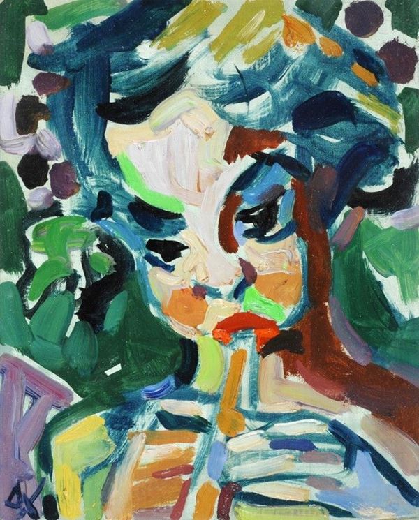 Dilvo Lotti : Pifferaio  - Auction Arte Moderna e Contemporanea - Galleria Pananti Casa d'Aste