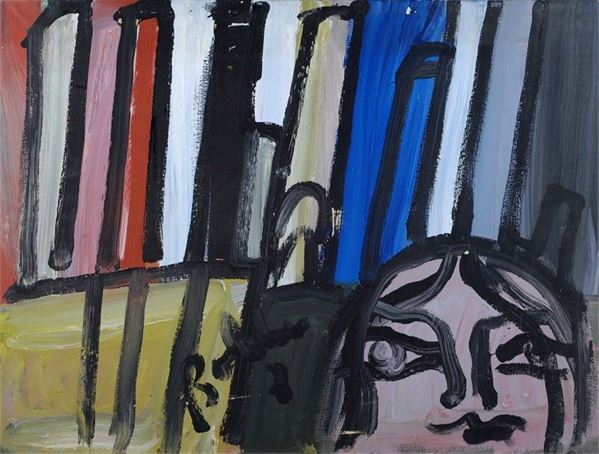 Gustavo Boldrini : Senza titolo  - Olio su tela - Asta Arte Moderna e Contemporanea - Galleria Pananti Casa d'Aste