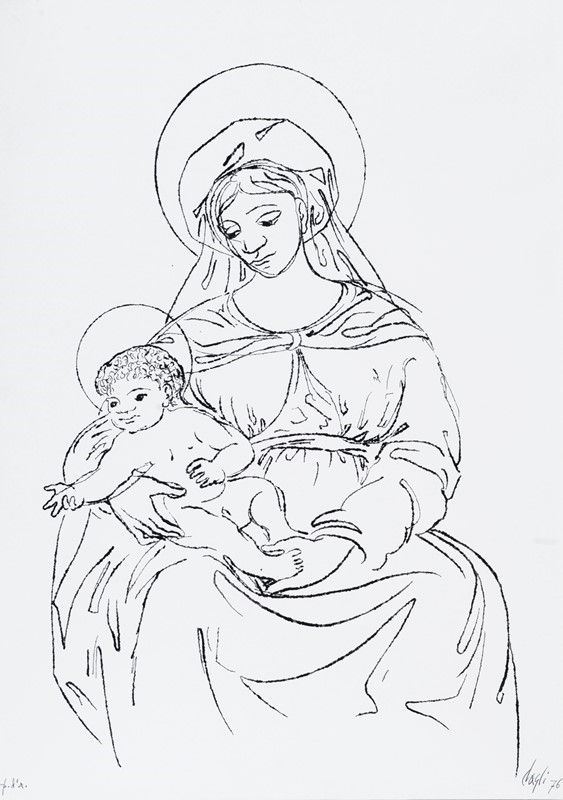Corrado Cagli - Madonna con Bambino