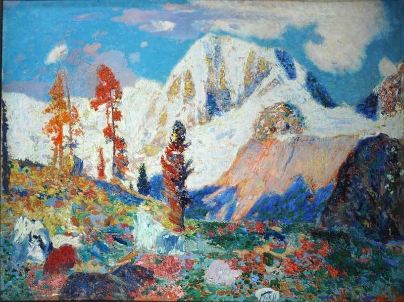 Cesare Maggi - Paesaggio Alpino