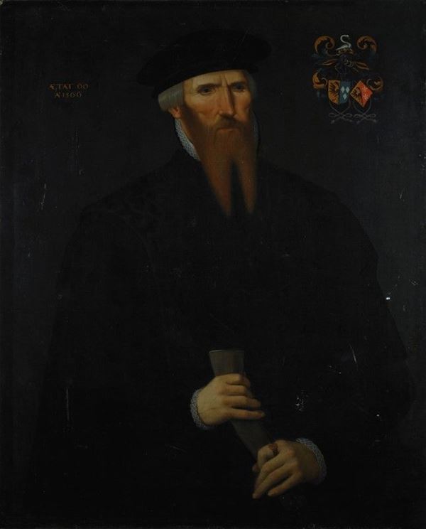Scuola Tedesca, XVI sec. - Riratto virile