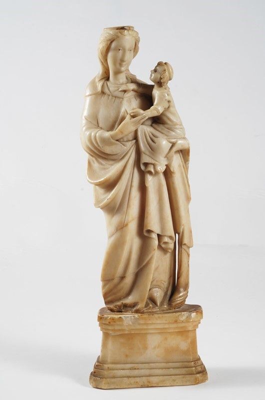 Scuola Italia Meridionale, XV - XVI sec. - Madonna con bambino