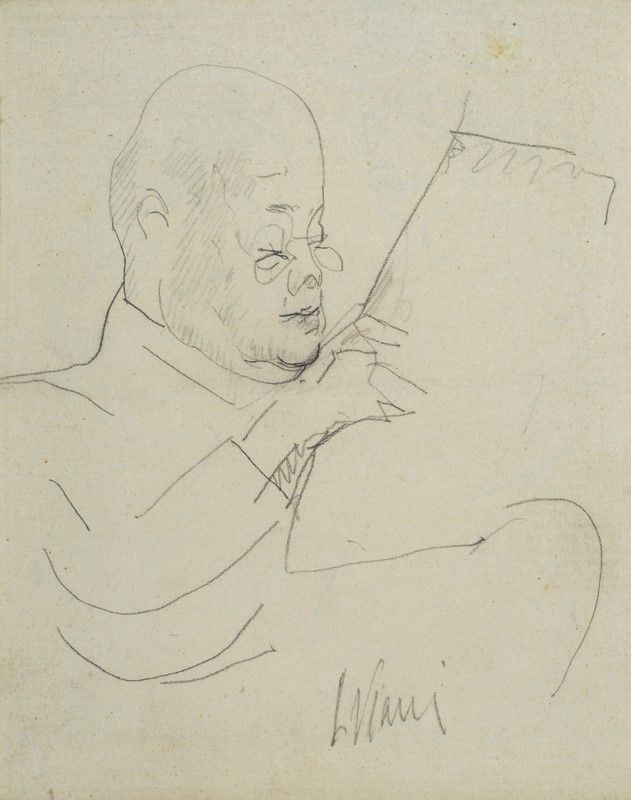 Lorenzo Viani - Uomo che Legge