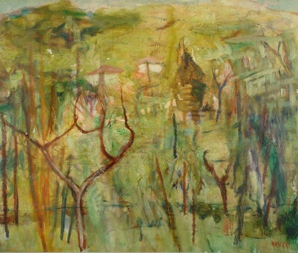Enzo Masieri : Alberi  - Auction AUTORI DEL XX SEC - Galleria Pananti Casa d'Aste