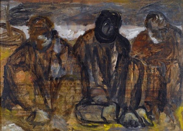 Mario Marcucci : Uomini seduti   (1950)  - Auction AUTORI DEL XX SEC - Galleria Pananti Casa d'Aste