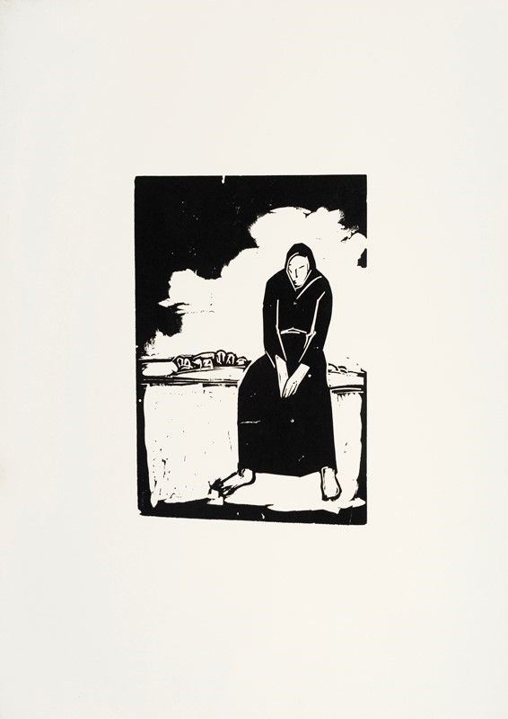 Lorenzo Viani : Figura  - Xilografia - Auction GRAFICA ED EDIZIONI - Galleria Pananti Casa d'Aste