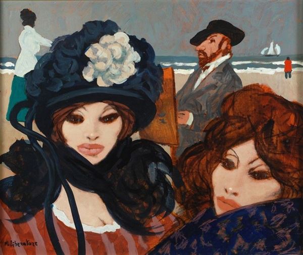 Fausto Maria Liberatore - Figure sulla spiaggia 