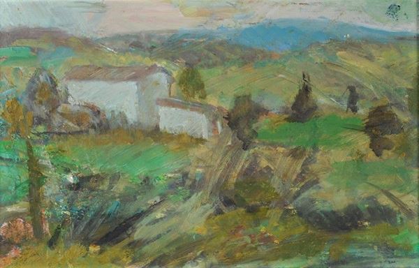 Quinto Martini : Paesaggio  - Auction AUTORI DEL XX SEC - Galleria Pananti Casa d'Aste