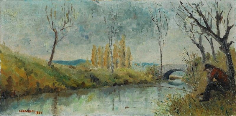 Osvaldo Curandai - Figura in Riva al Fiume